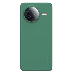 Усиленный чехол зеленого цвета (Dark Green) от Nillkin для Xiaomi Poco F7 Pro и Redmi K80, серия Super Frosted Shield Pro