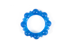 TitBit Игрушка жевательная Кольцо d 9 см (голубой)