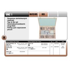Набор метчиков и плашек UNC 1/4