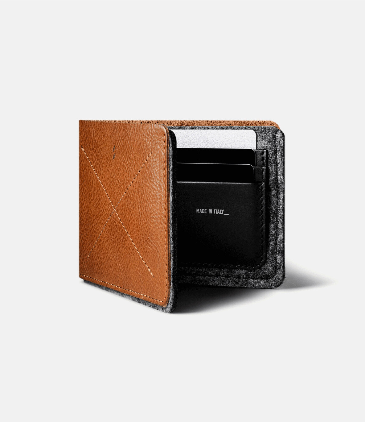 Hard Graft Bi Fold Wallet Classic — кошелёк из кожи