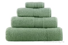 Полотенце 50х80 Hamam Galata Organic зеленое