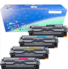 Картридж CF410X, CF411X, CF412X, CF413X / Canon 046H Комплект 4шт., увеличенный объем, Aquamarine