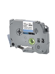 Кассета с лентой S'OK by Sakura Printing TZEFX531 для Brother,  черный на синем, 12мм, 8м , наклейка