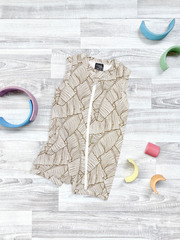 Песочник без рукавов Mjölk Sleep and Play Palm Tree