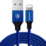 Кабель USB - Lightning 2A Baseus Yiven (CALYW-A13) 1,8м (180 см) (Синий)