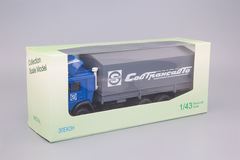 KAMAZ-53212 flatbed truck with tarpaulin Sovtransavto Elecon 1:43
