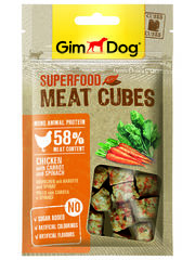 Лакомство для собак GimDog Мясные шарики суперфуд из курицы с морковью и шпинатом
