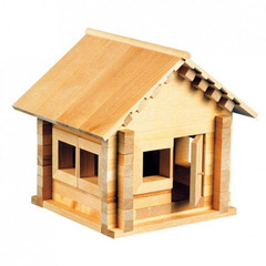 Конструктор"Избушка Теремок. Кукла. Мебель", 95 деталей