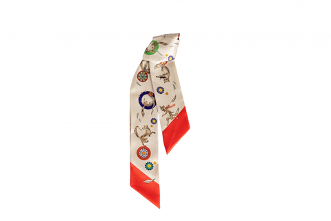 Шелковый твилли шарф Mollen Ловец снов