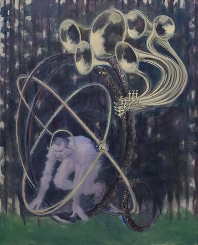 Pentaptych: The Golden Spinning Wheel No.5