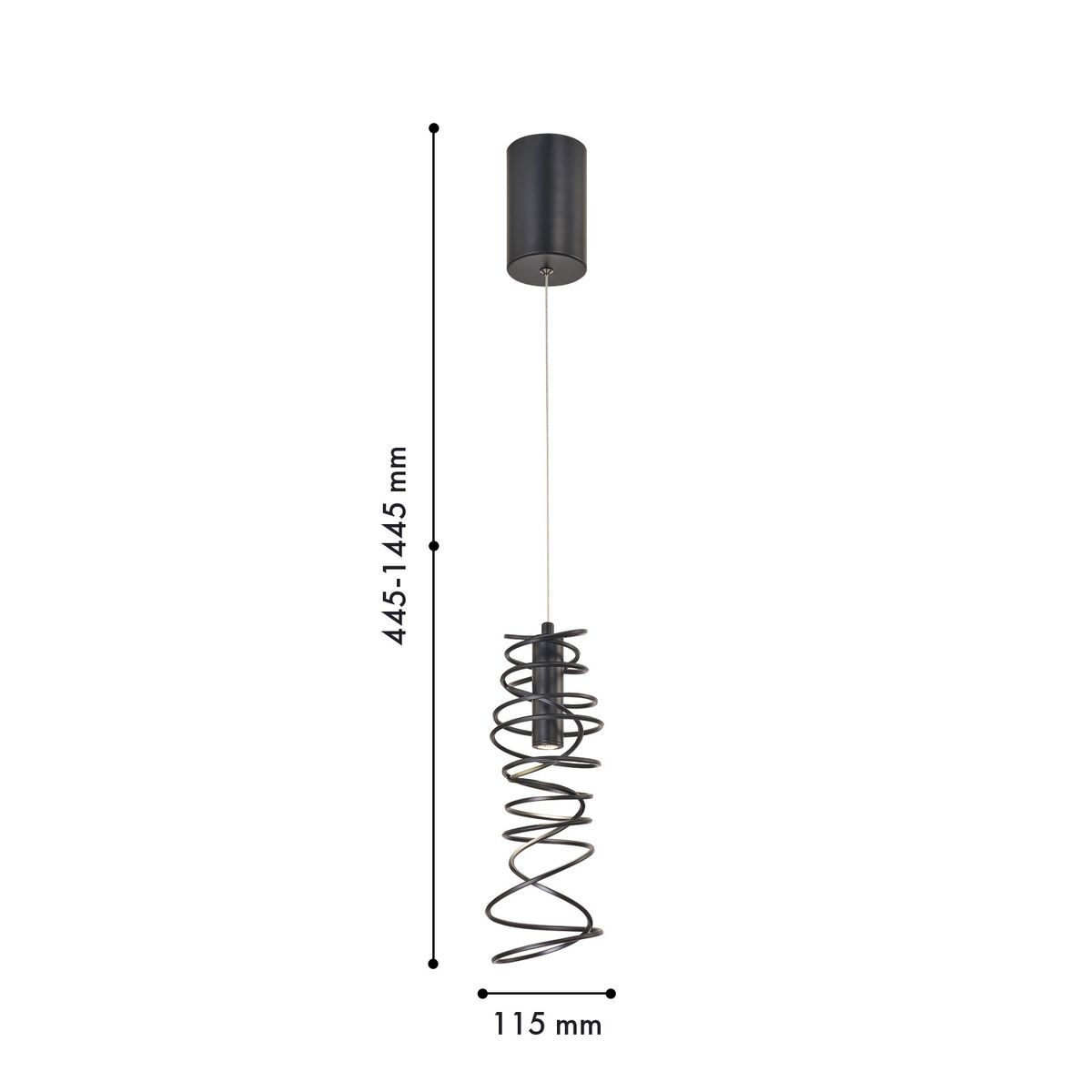 Подвесной светодиодный светильник Favourite Fontes 4555-1P