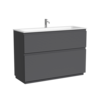 FL120FGS Тумба напольная SANCOS Folk 1190х445х850, два ящика с доводчиками, Grey soft