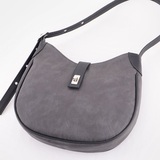 Сумка Саломея 328 македония серый + черный