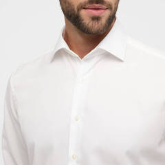 Сорочка мужская Eterna Modern Fit 8817-X18K-21 из твила кремовая