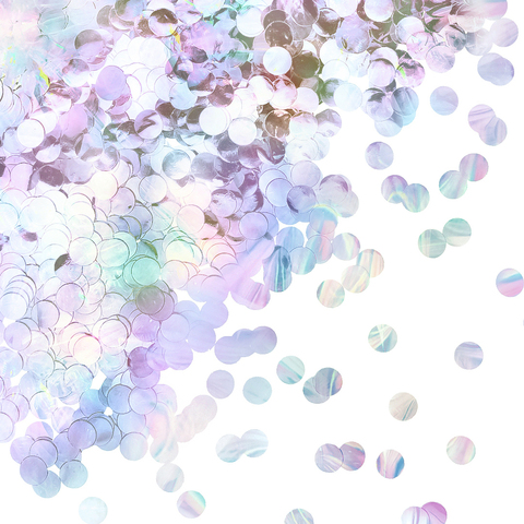 Конфетти фольга Круг, Перламутр, Хамелеон, 1 см, 50 г