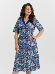 4534 Халат на пуговицах