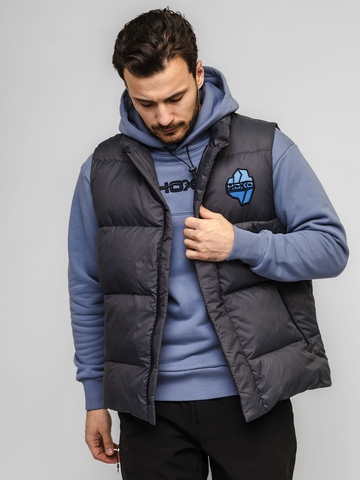 Жилет "НОХО" утеплённый, унисекс, цвет "Стальной ледник"