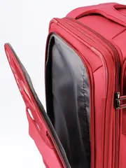 Чемодан MIRONPAN тканевый Ярко-красный (M+) 70х45х28(+3) см/80л/3,6 кг13