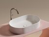 Ceramica Nova Element CN6048 Умывальник чаша накладная овальная, 60.8x38.5, цвет: белый