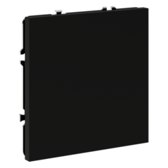 Заглушка VOLTUM S70 с суппортом, (черный матовый)