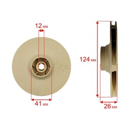 Крыльчатка QUATTRO ELEMENTI A1100FL G1100FL (770-650-021)