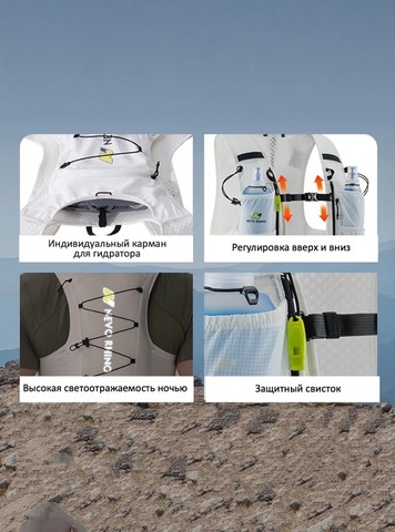 Картинка рюкзак мультиспортивный Nevo Rhino 9291 Black - 6