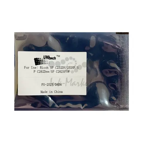 Чип желтый Ricoh SPC252E для SP C252DN, C252SF, SP C262DNw, SP C262SFNw (6000стр)