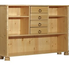Стеллаж, 130x85x35, Айно, 4 ящика, 5 ниш