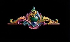 Силиконовый молд Орнамент № 033 -м