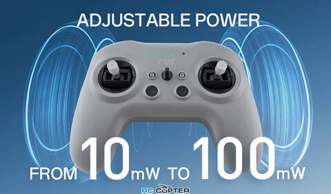 Аппаратура управления RadioMaster T8L, ELRS 2.4G, 100 mW (Color-GREY VERSION-ELRS REGION-FCC)