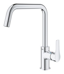 Смеситель для кухонной мойки GROHE Eurosmart, U-образный высокий излив, хром (30567000)