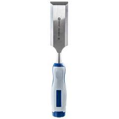 Стамеска плоская КОБАЛЬТ 40 х 140 мм, CR-V, двухкомпонентная рукоятка (1 шт.) блистер (Арт. 245-640)