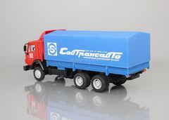 KAMAZ-53212 flatbed truck with tarpaulin Sovtransavto Elecon 1:43