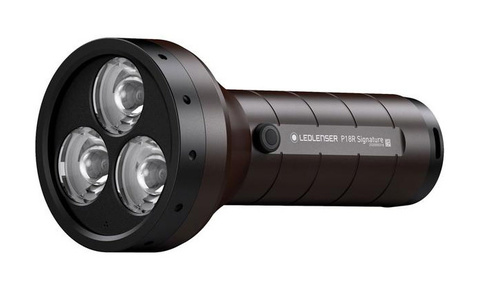 Фонарь ручной Led Lenser P18R Signature, чёрный, светодиодный,x1 (502191)