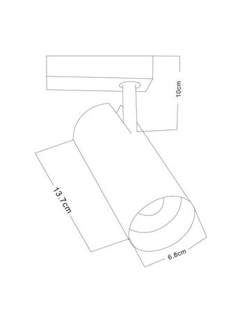 Светильник потолочный трековый Arte Lamp Vinsant A2665PL-1WH