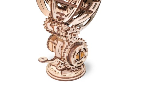 Кинетический глобус Eco Wood Art - Сборная механическая модель, деревянный конструктор, 3D пазл