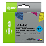 Картридж струйный Cactus CS-CC656 №901 многоцветный (18мл) для HP DJ 4500 series, J4524, J4535, J4580, J4624, J4660, J4680