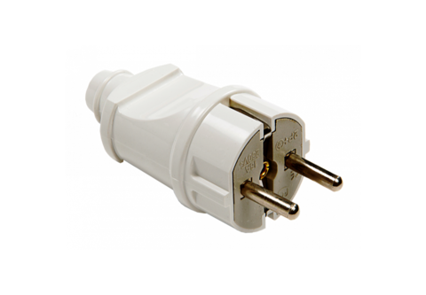 Купить Вилка прямая с заземлением 16А белая 4140 IN HOME недорого со склада в Хабаровске, Якутске, Владивостоке, Южно-Сахалинске, Благовещенске