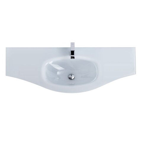 Cezares 50155 Раковина из искусственного мрамора Bianco, 138x41x12,5