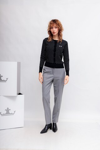 Diana Gallesi Брюки классические эластичные с узором ёлочкой