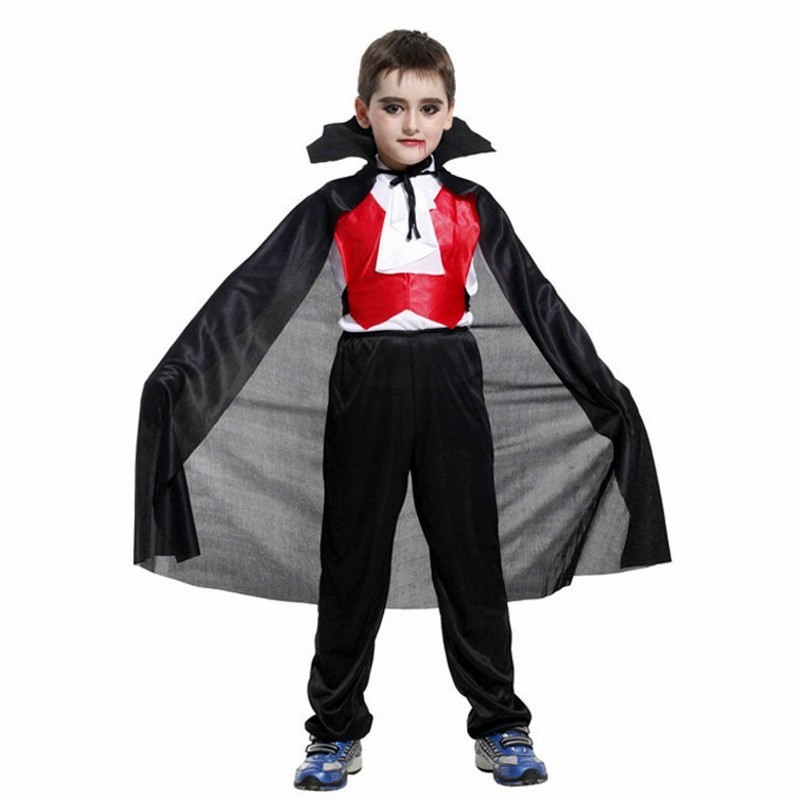 Карнавальный костюм вампира на Хэллоуин детский