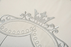 Комплект в кроватку Nuovita "Prestigio Pizzo", 6 предметов. (grigio / серый)