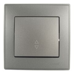 LESYA 705 4141 105 Выключатель проходной черн. графит матовый