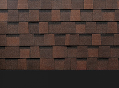 Гибкая черепица DOCKE PIE PREMIUM, DRAGON, ЗРЕЛЫЙ КАШТАН ( 2.38м2 )