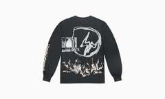 Travis Scott For Fragment Logo L/S T-shirt "Washed Black"