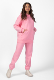 Утепленный спортивный костюм для беременных и кормящих 15154 розовый