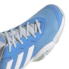 Детские теннисные кроссовки Adidas Barricade 13 K - blue burst/white/halo blue