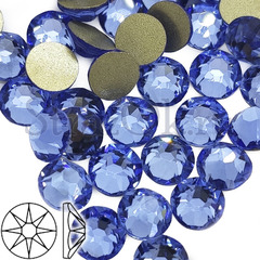 Купить стразы оптом Xirius 8+8 граней Light Sapphire голубые