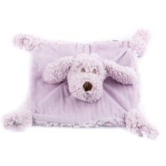 AROMADOG игрушка для собак Собачка-плед 28 см с пищалкой, сиреневый