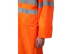 ЗУБР р.52-54, на молнии, нейлон, сигнальный цвет, плащ-дождевик, Профессионал (11617-52)